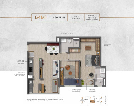 Imagem Apartamento com 3 Quartos à Venda, 100 m² em Centro Comercial Jubran - Barueri