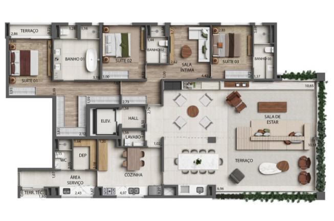 Imagem Apartamento com 3 Quartos à Venda, 173 m² em Moema - São Paulo