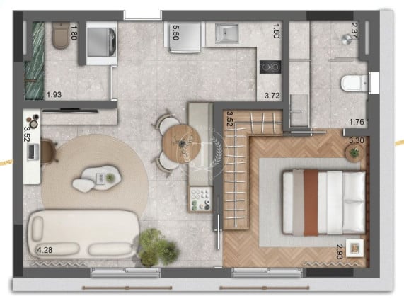 Apartamento com 1 Quarto à Venda, 24 m² em Jardins - São Paulo