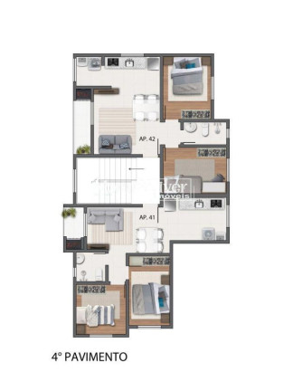 Apartamento com 2 Quartos à Venda, 46 m² em Cruzeiro - São José Dos Pinhais