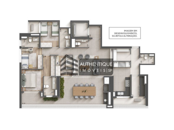 Imagem Apartamento com 4 Quartos à Venda, 157 m² em Moóca - São Paulo