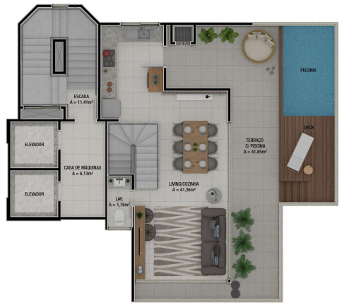 Imagem Apartamento com 3 Quartos à Venda, 121 m² em Pioneiros - Balneário Camboriú
