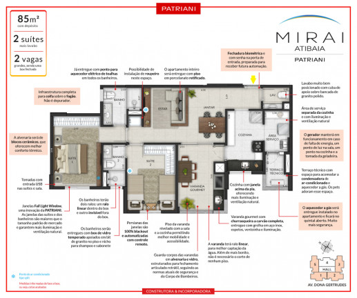 Apartamento com 2 Quartos à Venda, 113 m² em Alvinópolis - Atibaia