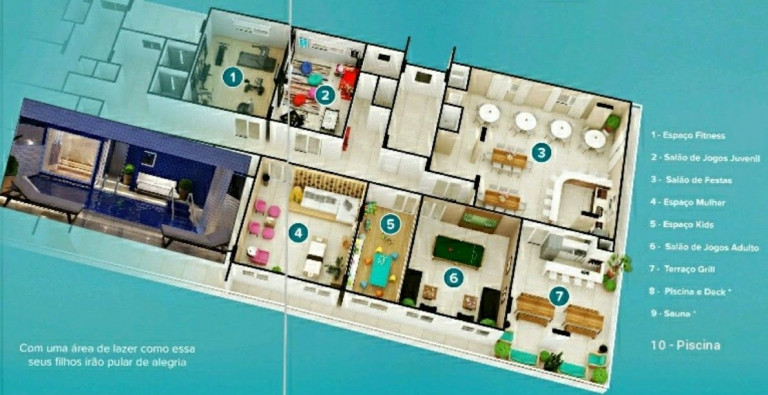 Imagem Apartamento com 2 Quartos à Venda, 70 m² em Vila Guilhermina - Praia Grande