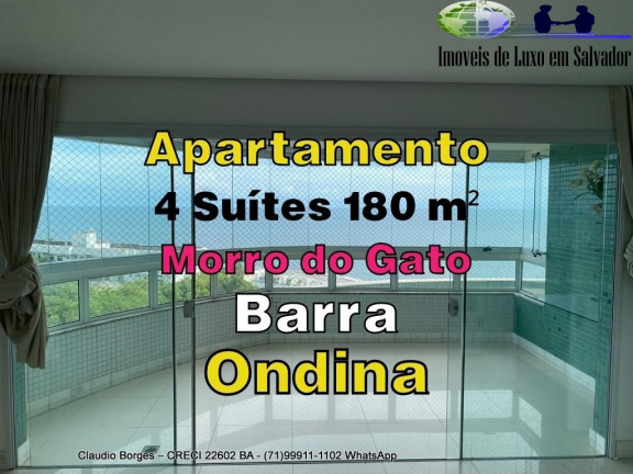 Imagem Apartamento com 4 Quartos à Venda, 180 m² em Barra - Salvador
