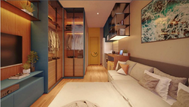 Imagem Apartamento com 1 Quarto à Venda, 17 m² em água Verde - Curitiba