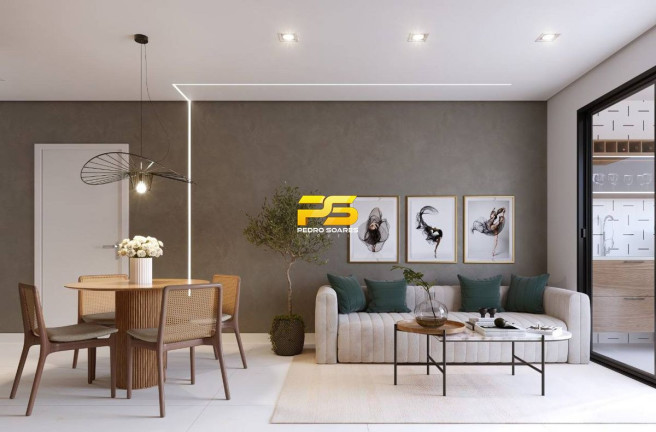 Imagem Apartamento com 1 Quarto à Venda, 30 m² em Brisamar - João Pessoa