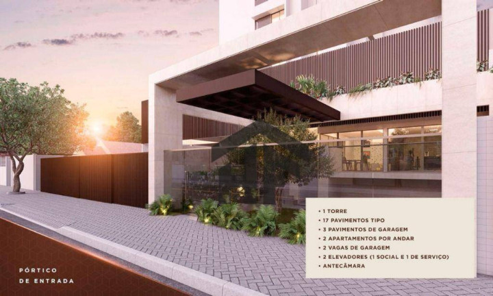 Imagem Apartamento com 3 Quartos à Venda, 84 m² em Rosarinho - Recife