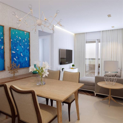 Imagem Apartamento com 2 Quartos à Venda, 69 m² em Guilhermina - Praia Grande