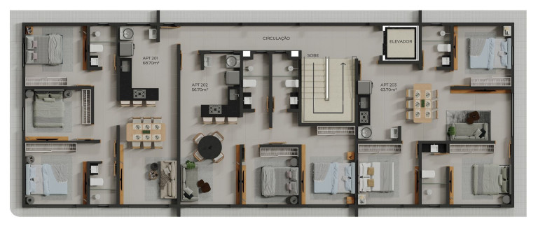 Imagem Apartamento com 2 Quartos à Venda, 56 m² em Cabo Branco - João Pessoa