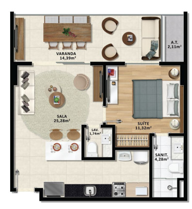Imagem Apartamento com 2 Quartos à Venda, 69 m² em Stella Maris - Salvador