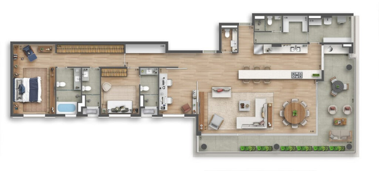 Apartamento com 3 Quartos à Venda, 204 m² em Sumaré - São Paulo