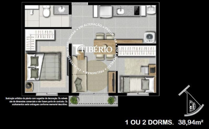 Imagem Apartamento com 2 Quartos à Venda, 38 m² em Vila Mariana - São Paulo