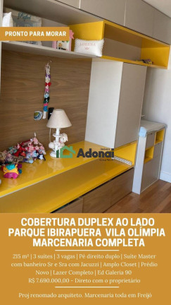 Imagem Apartamento com 3 Quartos à Venda, 216 m² em Vila Olímpia - São Paulo