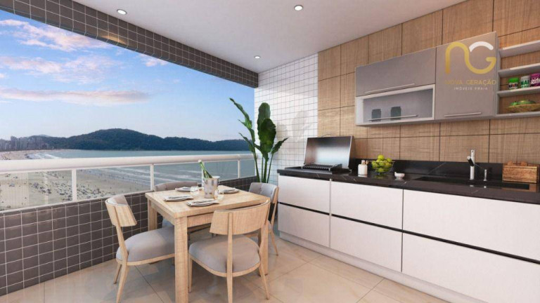 Imagem Apartamento com 2 Quartos à Venda, 75 m² em Vila Guilhermina - Praia Grande