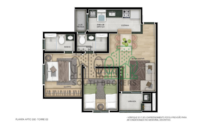 Imagem Apartamento com 2 Quartos à Venda, 47 m² em Seminário - Curitiba
