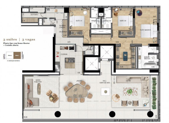 Imagem Cobertura com 3 Quartos à Venda, 460 m² em Pinheiros - São Paulo