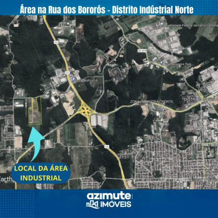 Imagem Terreno à Venda, 124.186 m² em Distrito Industrial Norte - Joinville