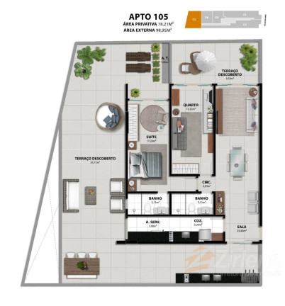 Imagem Apartamento com 2 Quartos à Venda, 65 m² em Muquiçaba - Guarapari