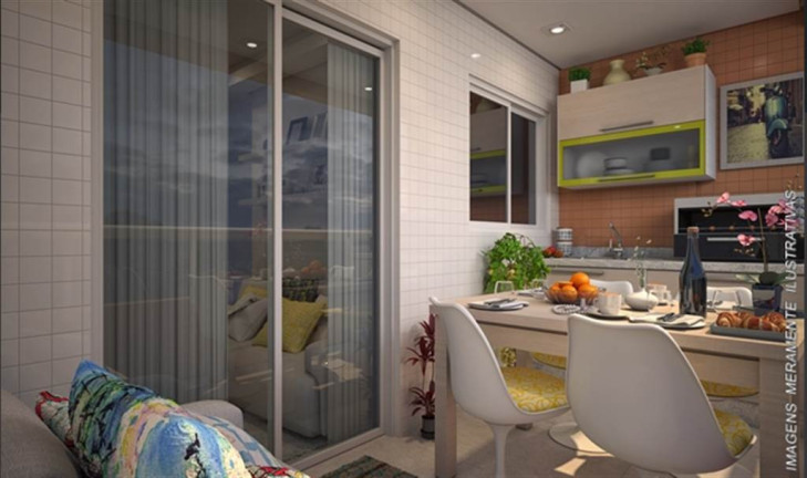 Imagem Apartamento com 2 Quartos à Venda, 58 m² em Guilhermina - Praia Grande
