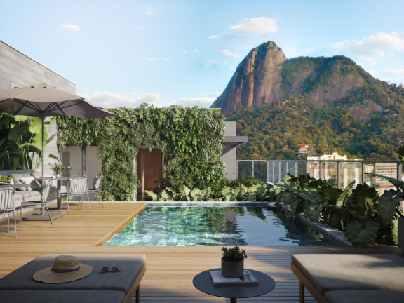 Imagem Apartamento com 3 Quartos à Venda, 117 m² em Humaitá - Rio De Janeiro
