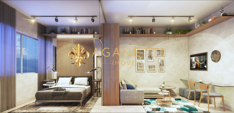 Imagem Apartamento com 1 Quarto à Venda, 31 m² em Eldorado - Contagem