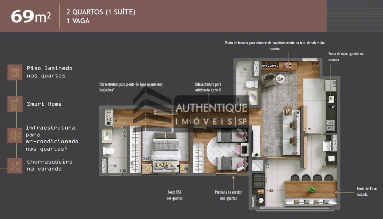 Imagem Apartamento com 3 Quartos à Venda, 93 m² em Chácara Santo Antônio - São Paulo