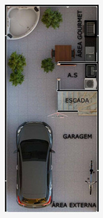 Imagem Sobrado com 2 Quartos à Venda, 98 m² em Maracanã - Praia Grande
