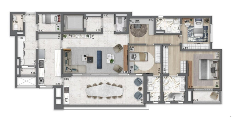 Imagem Apartamento com 3 Quartos à Venda, 174 m² em Moema - São Paulo