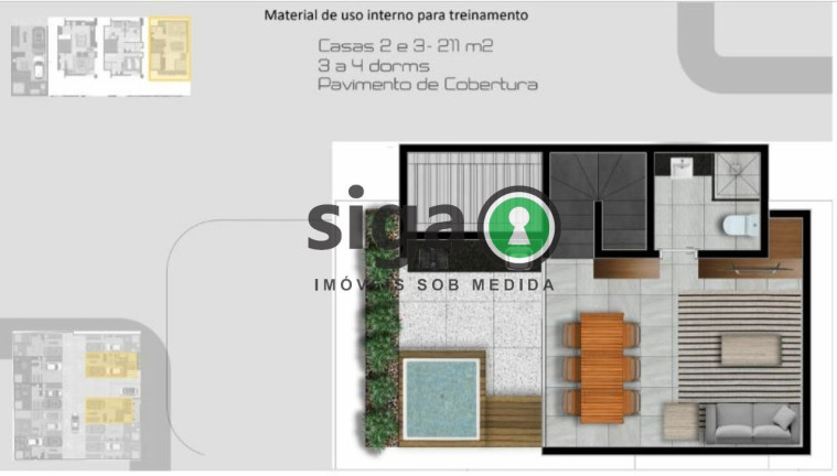 Casa com 3 Quartos à Venda, 217 m² em Campo Belo - São Paulo