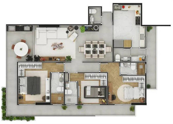 Imagem Apartamento com 3 Quartos à Venda, 128 m² em Forte - Praia Grande