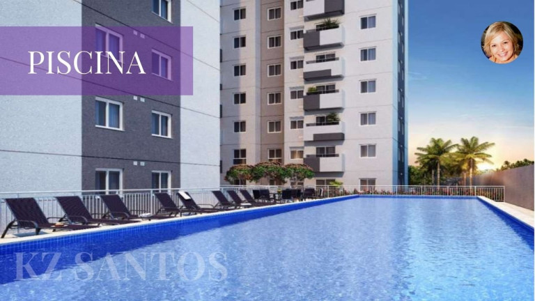 Imagem Apartamento com 2 Quartos à Venda, 43 m² em Jabaquara - Santos