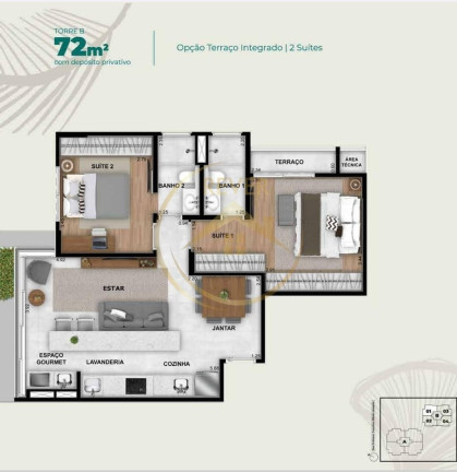 Imagem Apartamento com 2 Quartos à Venda, 71 m² em Vila Brandina - Campinas
