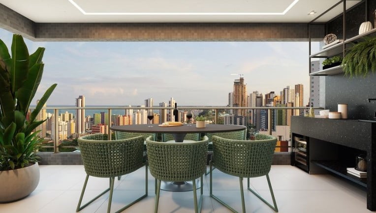 Foto do imóvel: Apartamento com 3 Quartos à Venda, 122 m² em Brisamar - João Pessoa