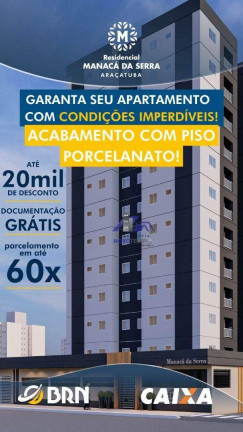 Imagem Apartamento com 2 Quartos à Venda, 48 m² em Parque Residencial Aeroporto - Araçatuba