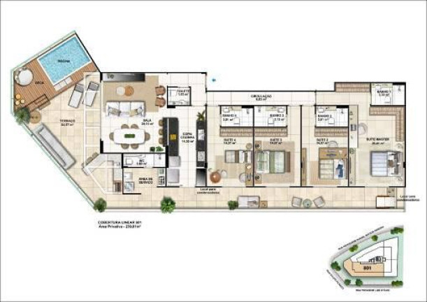 Imagem Apartamento com 4 Quartos à Venda, 240 m² em Charitas - Niterói