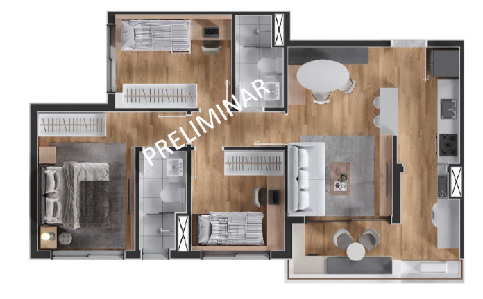 Imagem Apartamento com 3 Quartos à Venda, 99 m² em Vila Andrade - São Paulo