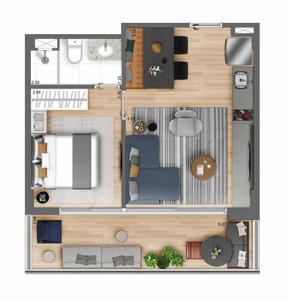 Imagem Apartamento com 3 Quartos à Venda, 97 m² em Centro - São Paulo