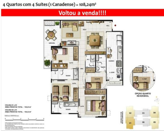 Imagem Apartamento com 3 Quartos à Venda, 70 m² em Centro - Nova Iguaçu