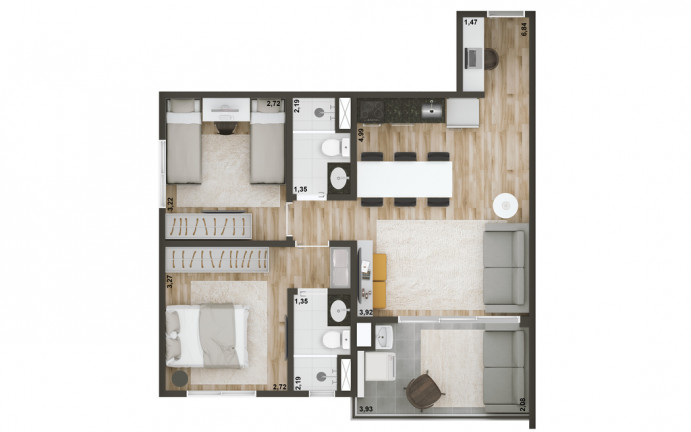 Imagem Apartamento com 1 Quarto à Venda, 38 m² em São Judas - São Paulo