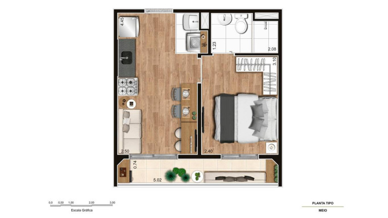 Imagem Apartamento com 2 Quartos à Venda, 45 m² em Vila Moraes - São Paulo