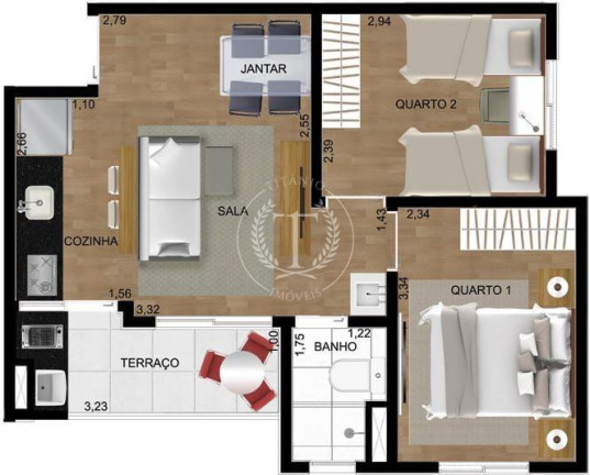 Imagem Apartamento com 2 Quartos à Venda, 34 m² em Vila Rosália - Guarulhos
