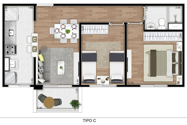 Imagem Apartamento com 2 Quartos à Venda, 48 m² em Penha De França - São Paulo