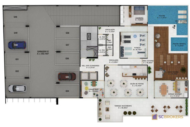 Imagem Apartamento com 2 Quartos à Venda, 75 m² em Dom Bosco - Itajaí