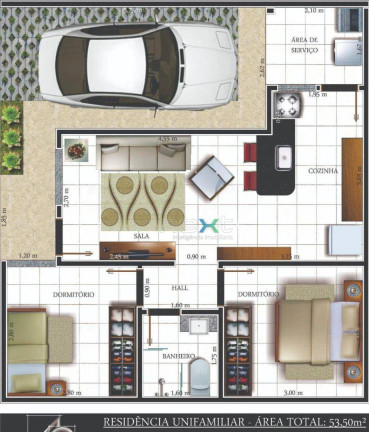 Imagem Casa com 2 Quartos à Venda, 374 m² em Vila Nasser - Campo Grande