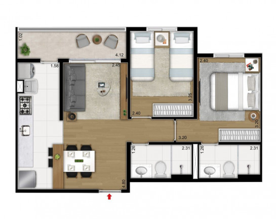 Imagem Apartamento com 3 Quartos à Venda, 66 m² em Ipiranga - São Paulo