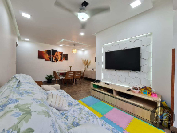 Imagem Apartamento com 3 Quartos à Venda, 113 m² em Campo Grande - Santos