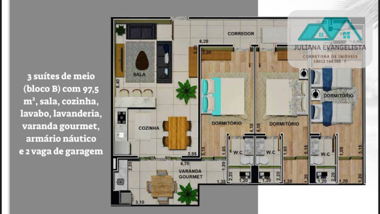 Imagem Apartamento com 2 Quartos à Venda, 114 m² em Maranduba - Ubatuba