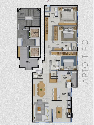 Imagem Apartamento com 3 Quartos à Venda, 126 m² em Centro - Balneário Camboriú