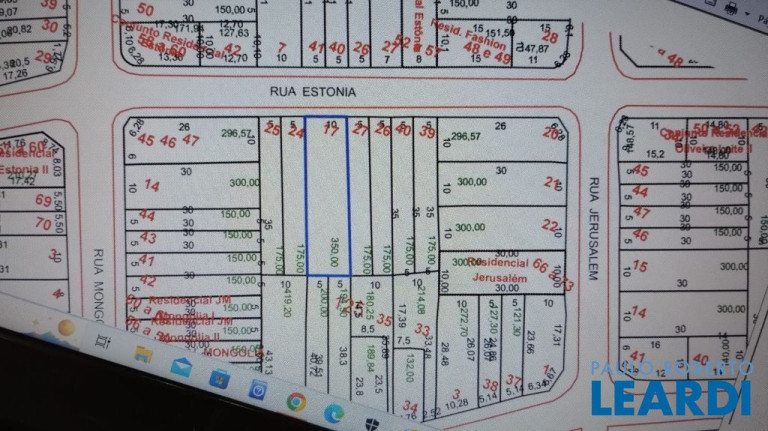 Imagem Terreno à Venda, 278 m² em Parque Das Nações - Santo André